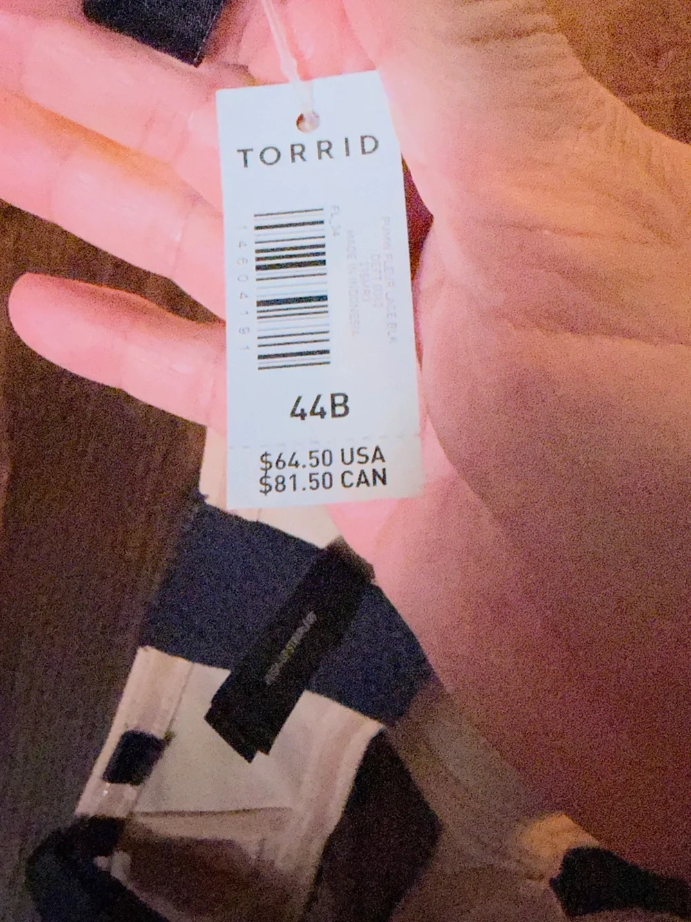 torrid black lace